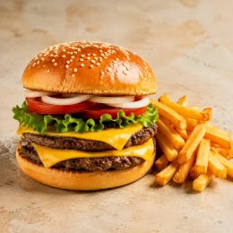 Burger Double Cheese