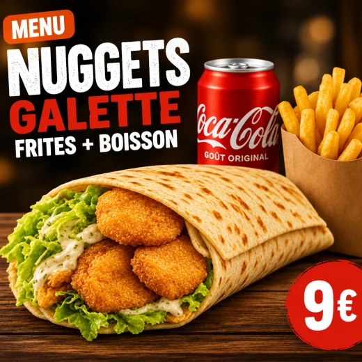 Menu Galette Nuggets